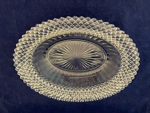 Anchor Hocking MISS AMERICA Klar Depression Glas Oval Gemüseschüssel - Bild 1 von 1
