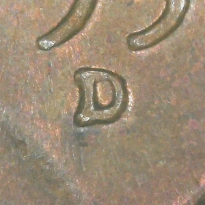 1954 D LINCOLN WHEAT CENT D/D/D ROTATED REPUNCHED MINT MARK * FREE SHIPPING * - Picture 1 of 18