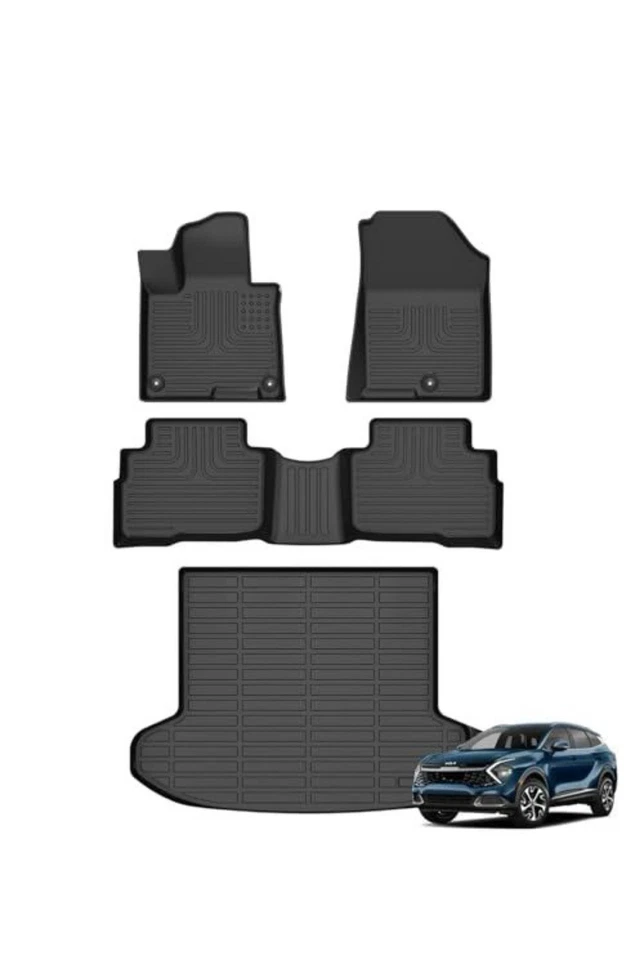 Alfombrillas y revestimiento de carga AZYT para Kia Sportage Hybrid 2023 2024 2025 para todo tipo de clima Foto 1 de 3