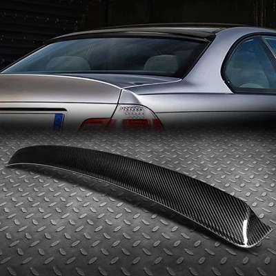 FOR 99-05 BMW 3-SERIES M3 COUPE CARBON FIBER REAR WINDSHIELD WINDOW ROOF SPOILER - Image 1 of 4