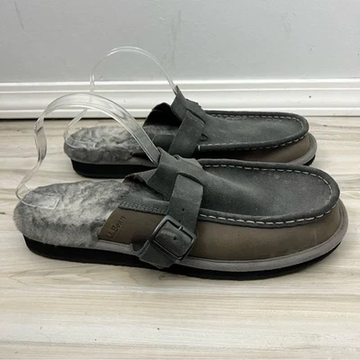 L.L. Zapatilla Bean Wicked Good rasguños forrada de piel para hombre talla 12 Foto 1 de 4