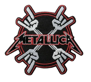 Parche Metallica, parche Metallica bordado hierro en parche, parche Metallica Band - Imagen 1 de 1