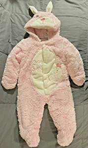 1 PC PINK BUNNY BUNTING - Baby Girls 6-9 mo. - by BABIES R US - Cute & Cuddly! - Picture 1 of 6