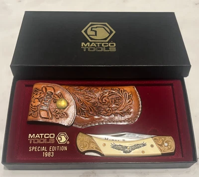 Juego de navaja de bolsillo Matco Tools KC83 hoja Schrade vintage 1983 EDICIÓN ESPECIAL Foto 1 de 3
