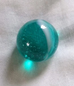 Vintage 5/8" Multi Color Glass Playing Marble. - Picture 1 of 12