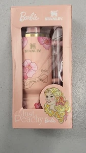 Barbie x Stanley Just Peachy 40oz Peaches 'N Cream Tumbler Fast Shipping - Picture 1 of 4