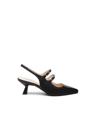Scarpe Nero Giardini donna Decoltè E512252DE Cerimonia Pelle Nero - Immagine 1 di 4
