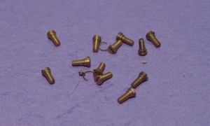 HO ROUNDHOUSE STEAM LOCOMOTIVE SHORT CRANKPIN SCREWS (1 DOZEN) WISEMAN MDC-58 - Picture 1 of 1