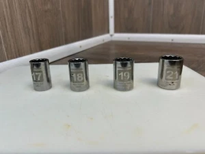 Craftsman 1/2"Drive Short Laser Etched Sockets, Metric 12 Point, Made in USA - Bild 1 von 11