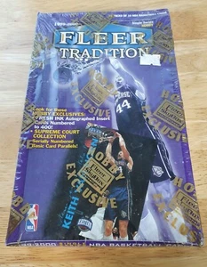 1999-00 Fleer Tradition Basketball NBA Hobby Box 36 Packs Factory Sealed Neu  - Bild 1 von 4