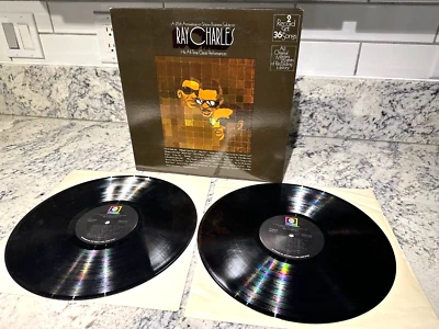 RAY CHARLES His All-Time Great Performances 2 LP Album Vintage 1971 36 Songs G Foto 1 de 4
