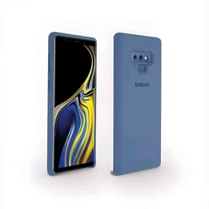 Samsung Galaxy Note 9 Case Original Samsung Silicone Soft Touch Cover, Blue, NEW - Picture 1 of 4