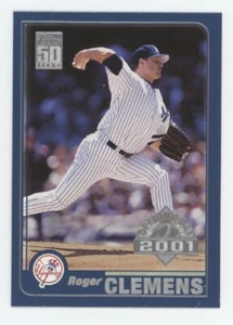 VTG 2001 Topps Opening Day #53 Roger Clemens Yankees Baseball Card B5 - Picture 1 of 2