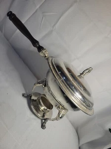 Sheridan Taunton Silversmiths Silverplated Chafing Pan With Lid Burner And Stand - Picture 1 of 6