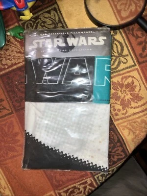 Fronha Vintage Star-wars Yoda/obi-wan Kenobi Dupla Face Tamanho Padrão Nova - Imagem 1 de 2