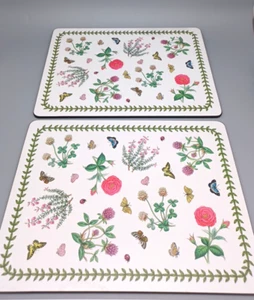Juego de 2 manteles grandes de jardín botánico Pimpernel Portmeirion 12 x 9 pulgadas - Imagen 1 de 11