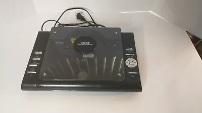 Coby CX-CD377 Micro CD Stereo System Parts or Repair Radio Works CD Player Doesn - Image 1 of 4