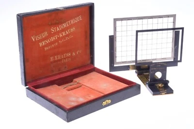 ✅ BENOIST KRAUSS VISEUR STADIMETRIQUE UNIVERSAL FINDER 13x18CM FORMAT CAMERA - Image 1 of 4
