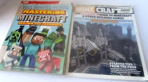Minecraft Builders How-to Lot of 2 Books Mastering & Unofficial Guide - Imagen 1 de 2