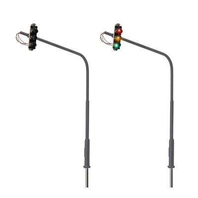 Evemodel N Scale Traffic Lights Block Hanging Signals for Model Layout Pack of 2 - Image 1 of 4
