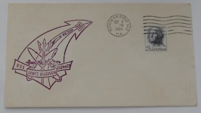 USS James Madison (SSBN 627) Patrick Air Force Base Florida October 2 1964 - Image 1 of 2