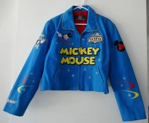 VTG 2004 Daytona 500 JH Design Disney Mickey Mouse Blue Racing Jacket Sz 2XL - Picture 1 of 13