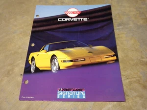 1993 Corvette ZR1 ZR-1 Fast Lane Signature Series Portfolio Mead Folder - Picture 1 of 3