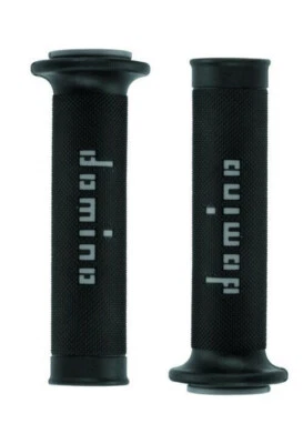 Suzuki GSX1250FA Domino Road Racing Grips Handlebar Grips Black + Grey - Image 1 of 4