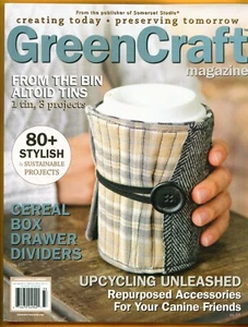 GreenCraft Magazine - Autumn 2013 - Retail $15 - 80+ Projects, Decoupage Bottles - Picture 1 of 3