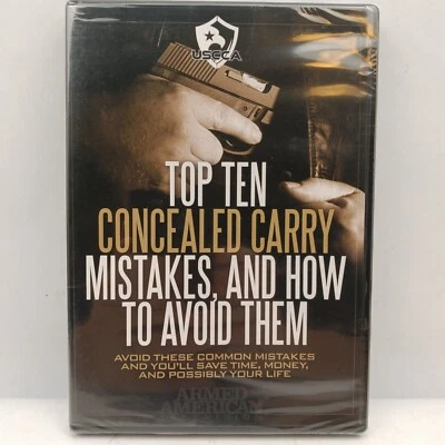 Top Ten Concealed Carry Mistakes, and How to Avoid Them (DVD) USCCA ARMED AMERIC - Image 1 of 4