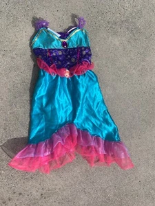 DISNEY Creative Designs LITTLER MERMAID DRESS Costume Girls Sz 4 5 6 6X 💖m💖b1 - Picture 1 of 8