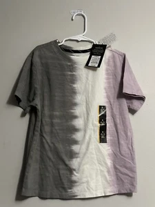 Art Class Kid's Black, White, Purple Tie Dye Short Sleeve T Shirt Size S 6-7 - Picture 1 of 3