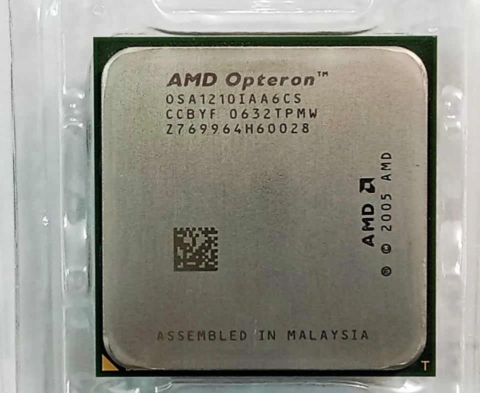 PROCESADOR CPU AMD OPTERON 1.8 GHZ 2MB 103W SOCKET AM2 0SA1210IAA6CS CCBYF Foto 1 de 1
