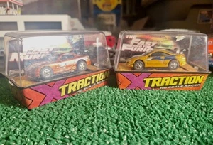 JOHNNY LIGHTNING FAST AND THE FURIOUS MITSUBISHI ECLIPSE & MAZDA Rx7 Slot Cars - Picture 1 of 9