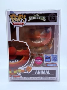 ANIMAL FLOCKED FUNKO POP 2024 NYCC EXCL THE MUPPETS LE 1500 PCS + PROTECTOR - Bild 1 von 7