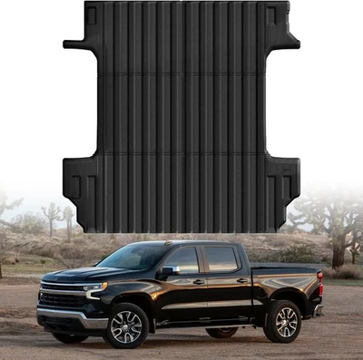 Fit for 2020-2025 Silverado Sierra 2500HD 3500HD Truck Bed Mat Bed Liner 6.8FT - Image 1 of 4