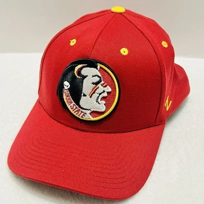 Zephyr Florida State Seminoles Vault Stretch Flex Hat Cap Large Red NCAA College - Image 1 of 4
