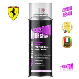 Spray Ferrari 666058 Grigio Stromboli | Base Opaca professionale - Imagen 1 de 3