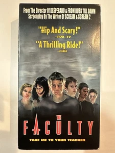 The Faculty VHS Horror Sci-Fi Josh Hartnett Robert Rodriguez Dimension - Picture 1 of 6