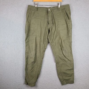 Rei Co-op Trailsmith Jogger Pants Mens 38x29 Army Green Cargo Outdoor - Picture 1 of 9