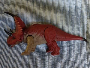 2023 Jurassic World Wild Roar Diabloceratops Dino Trackers raro - Imagen 1 de 3