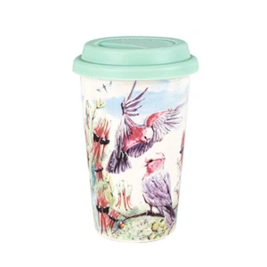Landmark Fauna & Flora Tea Coffee Galah Travel Mug Cup - Picture 1 of 1