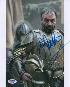 IAN BEATTIE SUPERB SIGNED GAME OF THRONES SER MERYN TRANT PHOTO PSA - Picture 1 of 2
