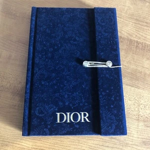 Christian Dior Carnet Premium Navy Velvet Cover Notebook Journal Novelty NEW - Picture 1 of 12