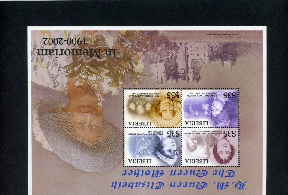 Liberia 2003 Reina Madre S/S Scott# Como Nuevo NH Foto 1 de 1