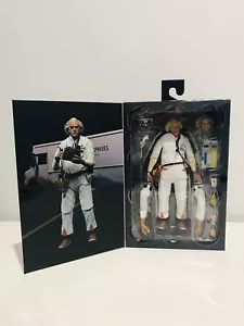 Back to the Future Doc Brown Hazmat Suit 1985 Ultimate 7-Inch Action Figure New - Picture 1 of 11
