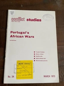 Portugal's African Wars PB Neil Bruce (Conflict Studies) - Picture 1 of 3
