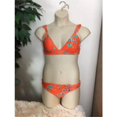SO оранжевый цветочный midkini женщин подростков размер X большой хипстер низкий - Изображение 1 из 4