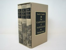 FOLIO SOCIETY The Campaigns of Napoleon David G. Chandler 3 Vol Slipcase Nr Mint