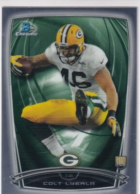 COLT LYERLA 2014 Bowman Chrome #217 RC Packers - Image 1 of 2